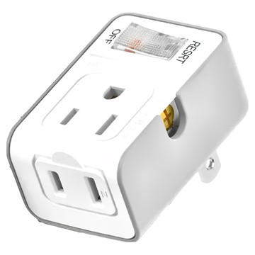 POLYWELL 寶利威爾 3變2插頭 帶開關轉接頭 PW15-T05-A025  PU-1123  1個