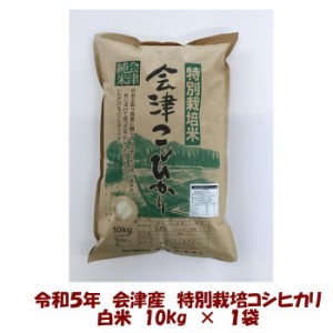 送料無料　令和５年産　特別栽培米　会津コシヒカリ　白米　10kg　九州・沖縄は別途送料　ご贈答　御中元　御歳暮　御礼　ギフト　お返し