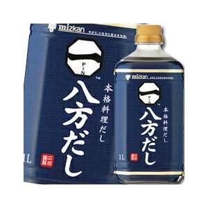 ミツカン 八方だし1L×2ケース（全12本） 送料無料