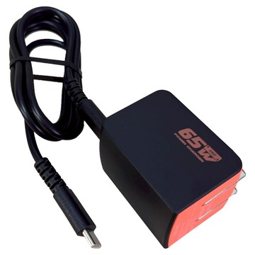 IINE 良值 SWITCH2用 65W快充變壓器  1個  黑橙色  L1192