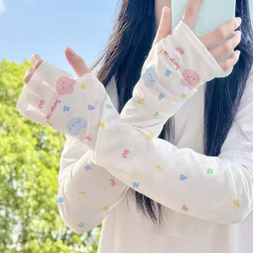 【台灣出貨】❄️夏季冰袖防曬袖套男女冰絲防紫外線手套手臂袖開車騎行透氣護臂袖防曬袖套  冰絲袖套 冰涼運動袖套