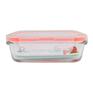 FRANCASINO 弗南希諾 耐熱玻璃保鮮盒 耐冷-20℃~460℃ 400ml  1個