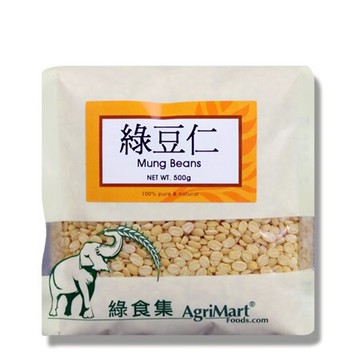 綠食集 綠豆仁  500g