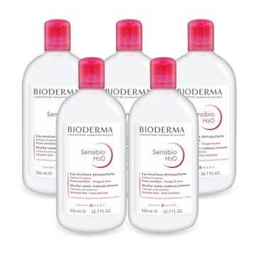 BIODERMA 舒敏高效潔膚液500mlX5-國際航空版