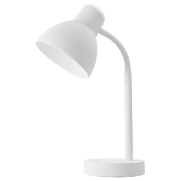 aiwa 愛華 工作檯燈 WD-23S  霧面烤漆  鐵藝底座  單鍵線控  白色