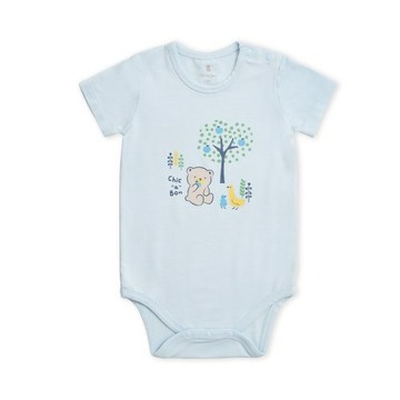 歡樂莊園短袖側開內衣兔裝 (冰淇淋紗)