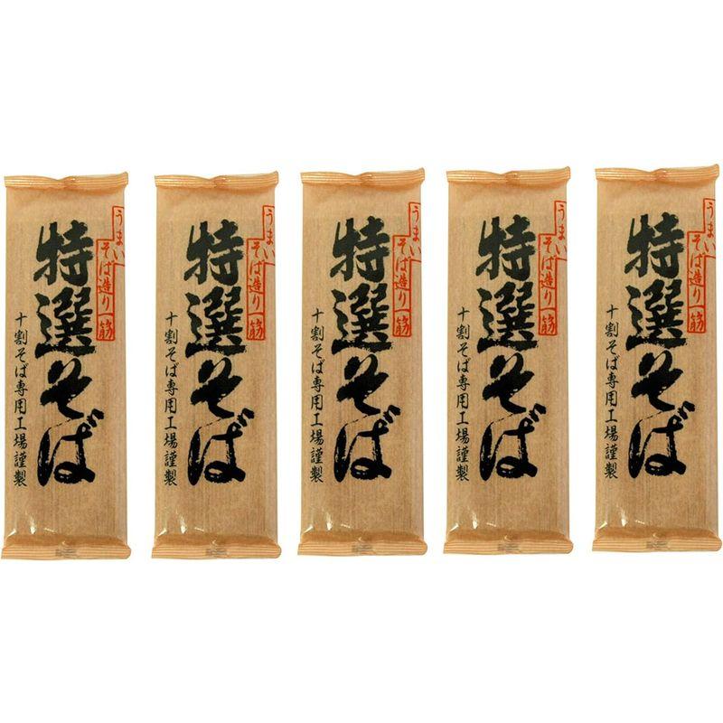 遁所食品 特選そば 200g×5個 JAN:4951070001038