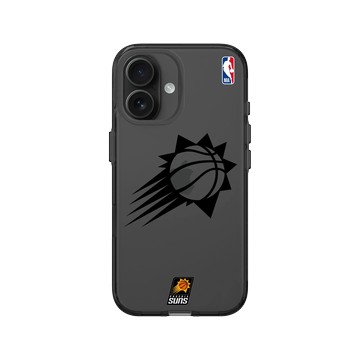 iPhone 16 Clear (相機按鈕) 酷墨灰 - NBA - B&W-鳳凰城太陽 Phoenix Suns B&W