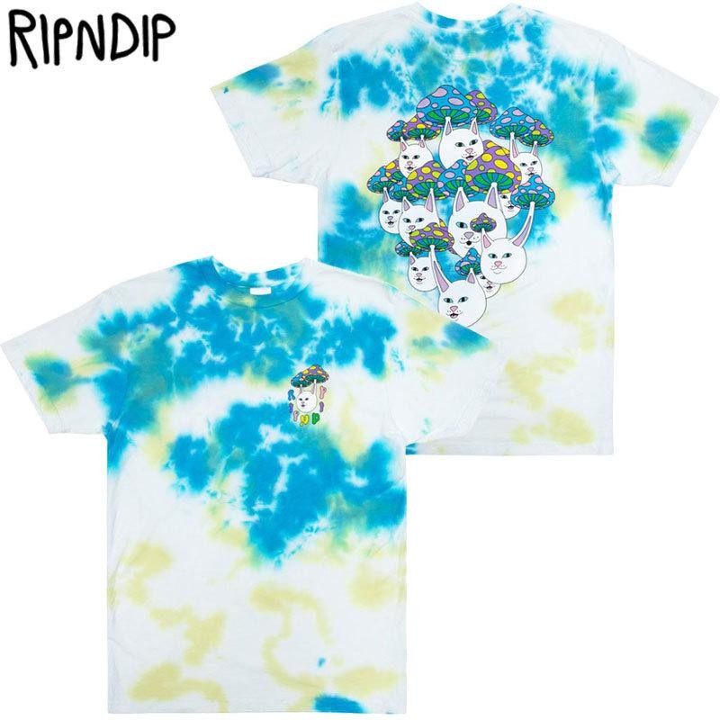 リップンディップ RIPNDIP BOOMER GANG TEE(YELLOW/BLUE ACID