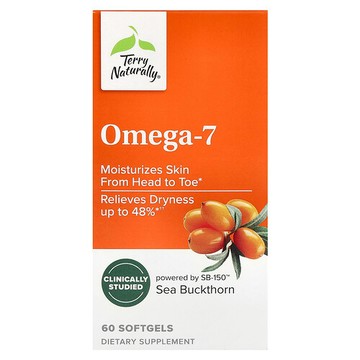 Terry Naturally, Omega-7，60 粒軟膠囊