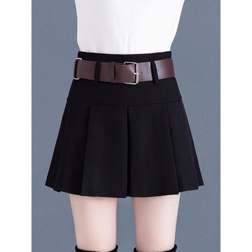 西裝百褶半身裙女士2025年夏季新款高腰顯瘦薄款小個子a字短裙子