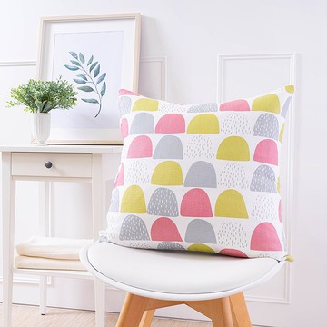 簡約系列抱枕-饅饅山綠