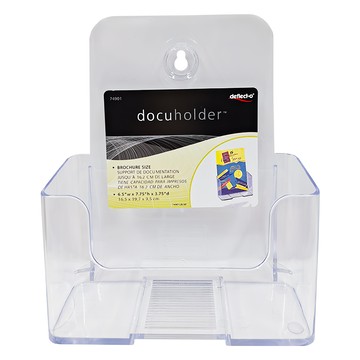 deflecto 迪多 單層低背目錄架 A5  透明色  1個