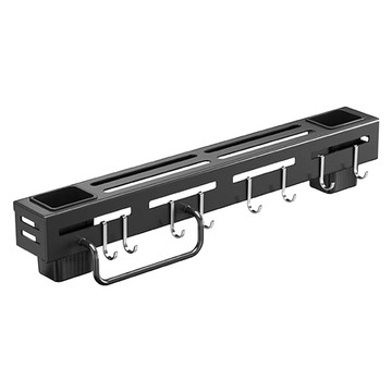 Mass 生活好物 無痕壁掛多功能刀具架 瀝水筷子筒 40cm  1組