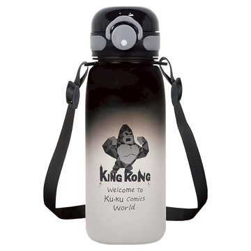 KU.KU Duckbill 酷咕鴨 彈蓋鎖扣漸變水壺  夜黑金剛  700ml  1瓶