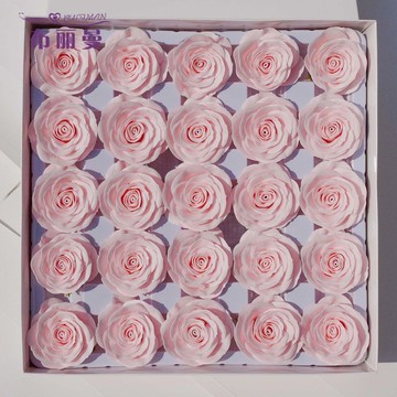 【免運】苏醒玫瑰香皂花 仿真花 假花 七层肥皂花 永生花 花束 DIY 花店用 交換禮物 情人節 禮物