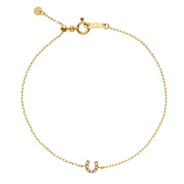 *【va vendome aoyama】馬蹄鑽石手鍊