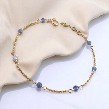 Soli【12月誕生石】坦桑石手鏈 / 14KGF / 天然石