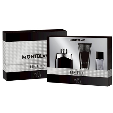 【MONTBLANC 萬寶龍】傳奇經典男性淡香水禮盒(淡香水100ml+15ml+沐浴精100ml.附紙袋)
