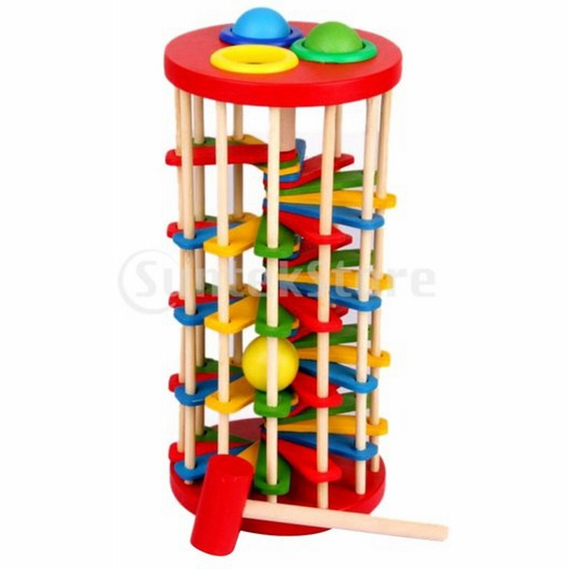 ノーブランド品 幼児 おもちゃ 知育玩具木製 マルチカラー ボール ラダー おもちゃ ノック 通販 Lineポイント最大0 5 Get Lineショッピング