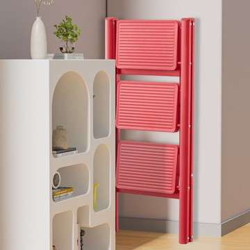 免運   梯子家用     德國紅梯子家用折疊加厚室內多功能樓梯人字梯