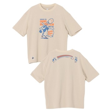 CHUMS Baseball Club T-Shirt 男 短袖上衣 米灰色 CH012782G057