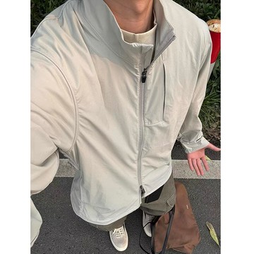 【夏季爆款】【網圖】夏季休閒炸街薄夾剋男外套韓版個性防曬衣JK968-P55