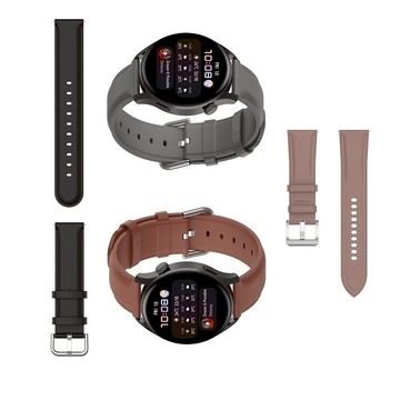 【真皮錶帶】適用 Garmin vivoactive 6 / 5 GPS 錶帶寬度 20mm 皮錶帶 快拆 腕帶