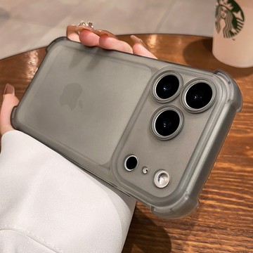 磨砂冰霧輕盈軟殼 四角防摔 適用iPhone 17 16 15 14 13 12 11 XR X 7/8P 防摔殼