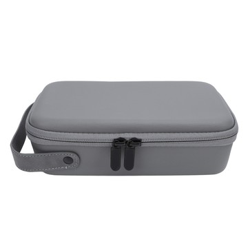 Pocket 3 PU 皮革防水便攜式保護運動相機旅行箱儲物袋帶網眼灰色 OMS509