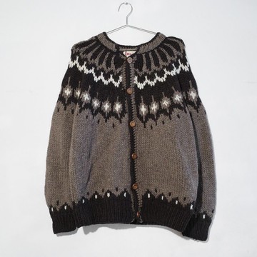 復古毛衣 古著毛衣 古著 毛衣 台灣製 95% 混羊毛 民族風針織 356
