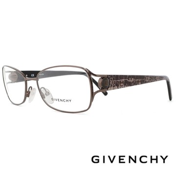GIVENCHY 法國魅力紀梵希大理石花紋復古金屬光學鏡框(黑) GIVGV3870568