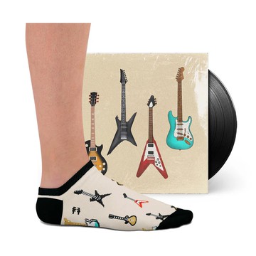 【葡萄牙進口】Six-String Socks 六弦吉他襪 船型襪 短襪 男襪 女襪/ Sock Affairs