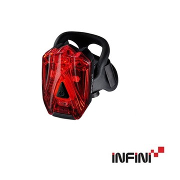 《INFINI》I-260R LED 超輕巧尾燈 USB充電 (警示燈/車燈/夜騎/安全/自行車/單車)
