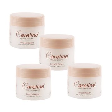 【澳洲Careline】鴯鶓油綿羊霜含荷荷芭油及維他命E (4入組 100ml/罐)