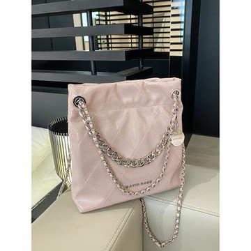 Sheldon bag 菱格鏈條垃圾袋手提女夏季2023新款水桶包單肩斜挎包