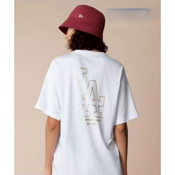 MLB New Era 道奇 LA Dodgers / 洋基 NY Yankees 經典鏤空印花 短袖 T-Shirt
