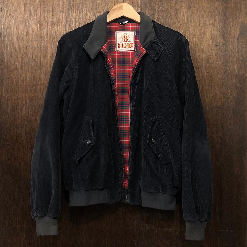 Baracuta G9 Harrington Jacket Corduroy Dark Navy バラクータ