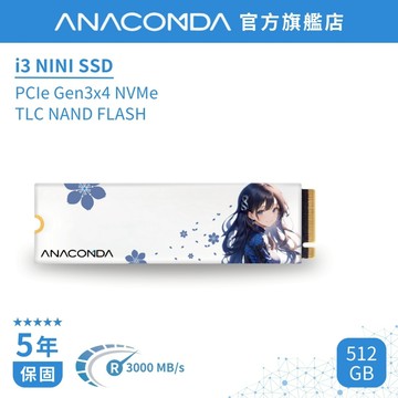 【隔日到貨】巨蟒 SSD 512GB M.2 PCIe Gen3x4 NVMe TLC 固態硬碟｜I3 芊霓雪 NINI