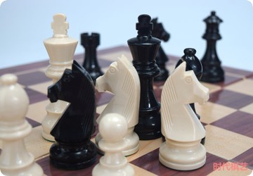 象棋 國際象棋 日耳曼 高級配重大號比賽斯湯頓標準國際象棋玩具交換禮物