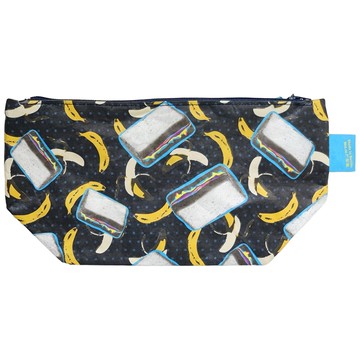 Paprcuts 化妝包 香蕉三明治 21 x 10 x 8cm 杜邦Tyvek材質  1個