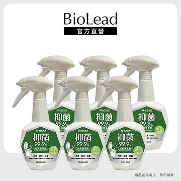 台塑生醫 BioLead 浴廁清潔劑500gX6 官方旗艦館