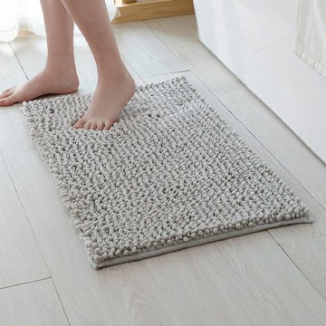 雪尼爾加厚防滑吸水地墊/浴室腳踏墊-48x76cm 單一規格