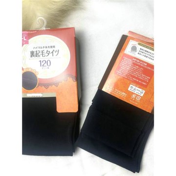 飛日本裹起毛春秋季高腰加絨打底褲自發熱顯瘦裸感連褲襪長褲女