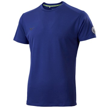 MIZUNO 美津濃 短袖上衣 男 訓練 慢跑 吸濕排汗 藍 J2TAC00212