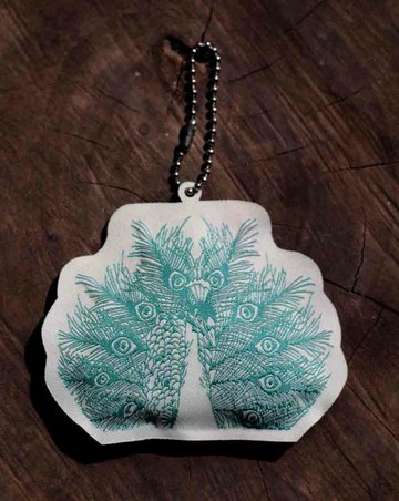動物吊飾(孔雀)