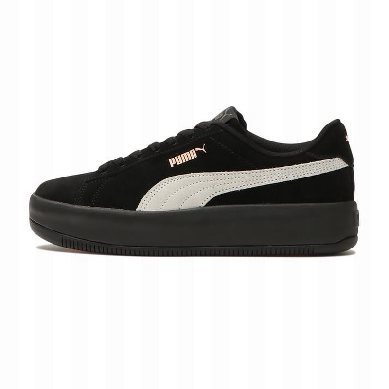 レディース Puma プーマ W Skye Lite Platform Suede スカイ ライト プラットフォーム スウェード Abc Mart限定 01bk W Wh Peach 23cm ブラック 通販 Lineポイント最大1 0 Get Lineショッピング