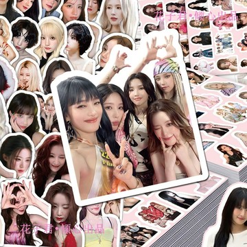 【✨臺灣齣貨✨免運】206張韓國女團(G)I-DLE貼紙宋雨琦曺薇娟 葉舒華可愛週邊防水貼畵動漫週邊卡通可愛貼紙生日禮物