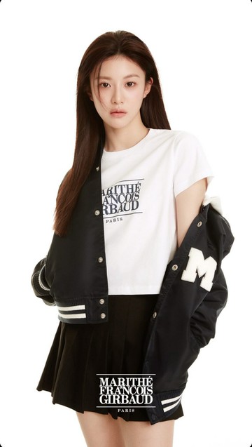 【現貨】韓國 MARITHÉ FRANÇOIS GIRBAUD MFG 經典LOGO 短版T 短袖上衣 T恤 高允貞同款