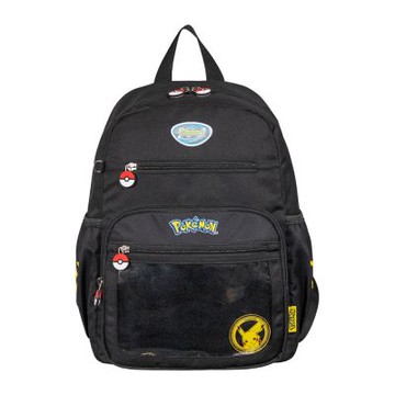 【IMPACT】寶可夢徽章系列-後背包-黑色 IMQPKM004BK聖誕交換禮物